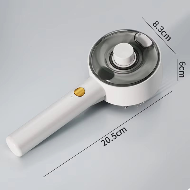 Electric Pet Steam Brush 3-in-1 Grooming And Massage Tool