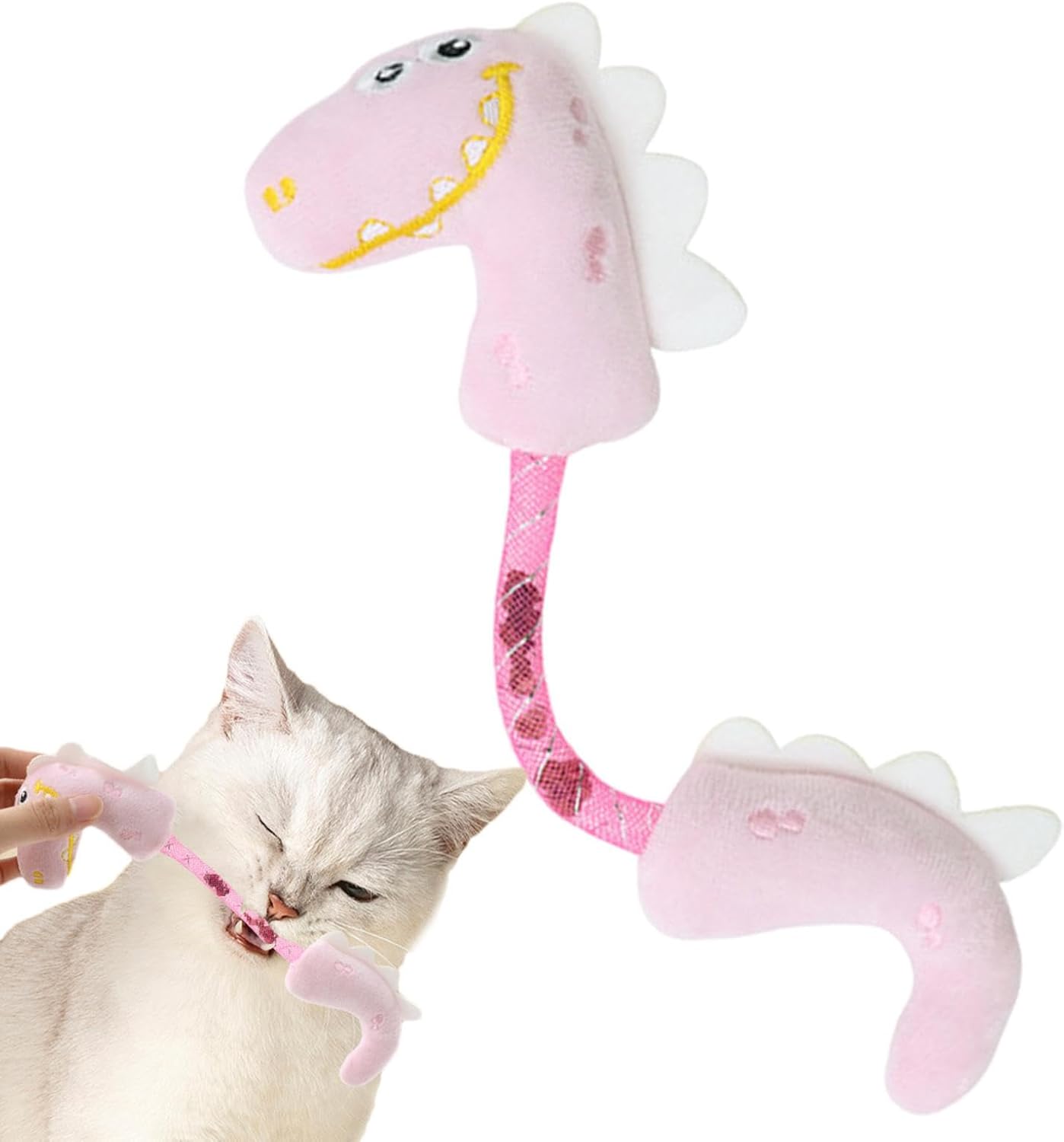 Interactive Pet Chew Toy Teeth Cleaning Catnip Rope Kicker