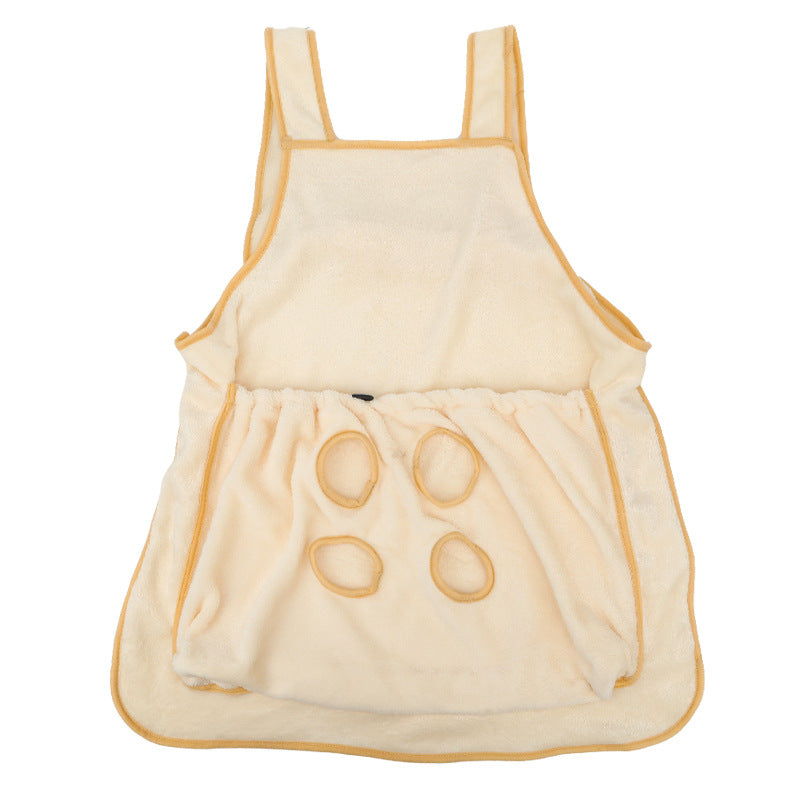 Outdoor Travel Pet Carrier Apron With Plush Sleeping Pocket