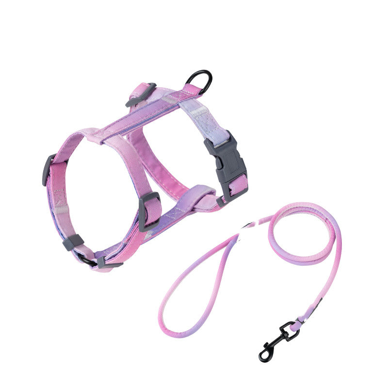 Pet Fashion Anti-Escape Harness With Leash Set