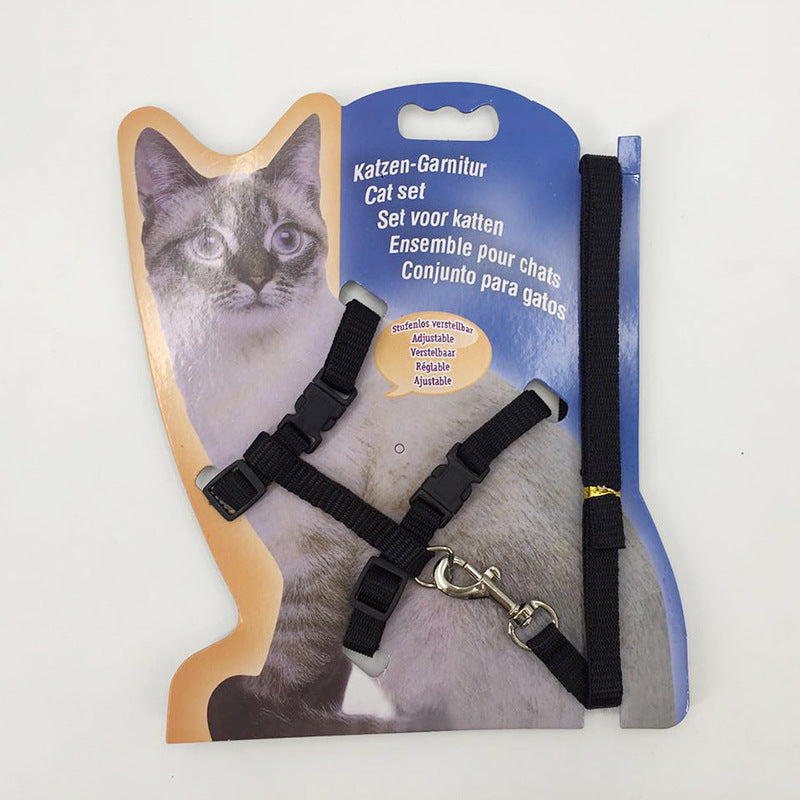 Pet Fashion Anti-Escape Harness With Leash Set