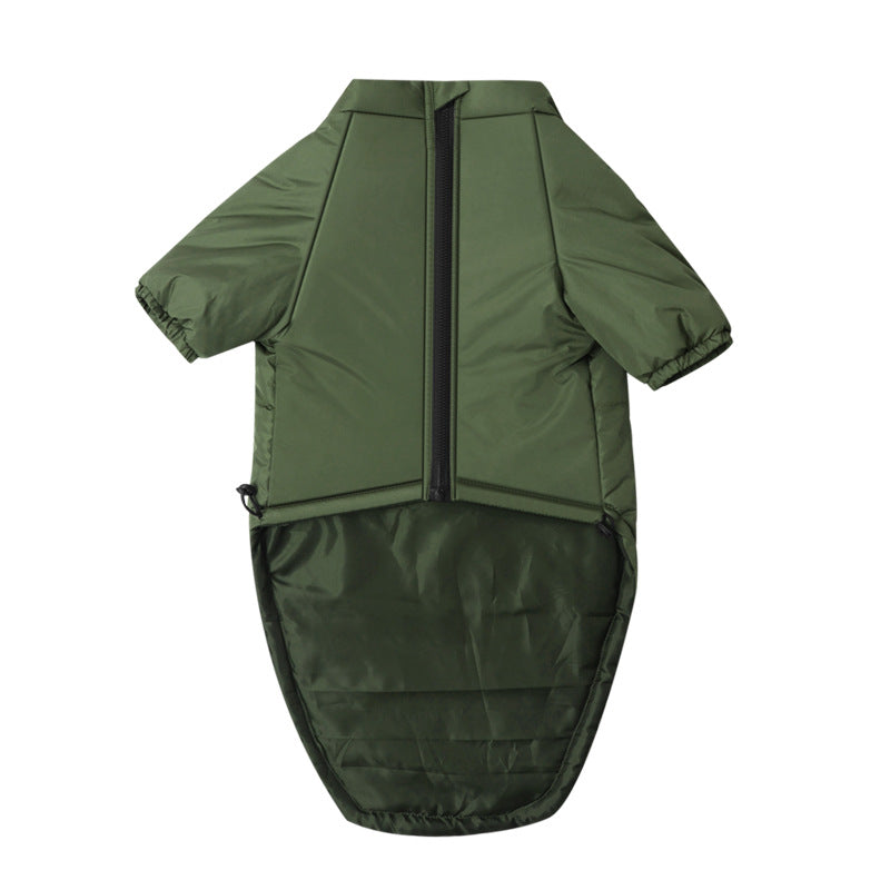 Cotton Pet Jacket With Two Legs