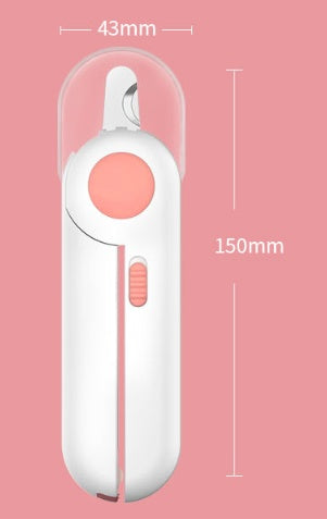LED Pet Nail Clipper With Safety Light