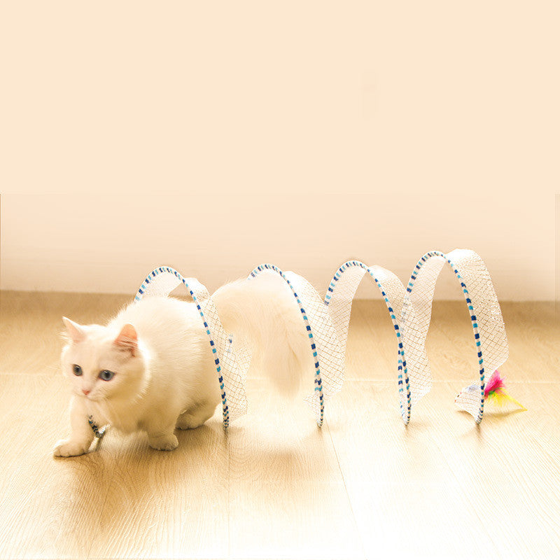 Foldable Pet Tunnel Storage Play Toy