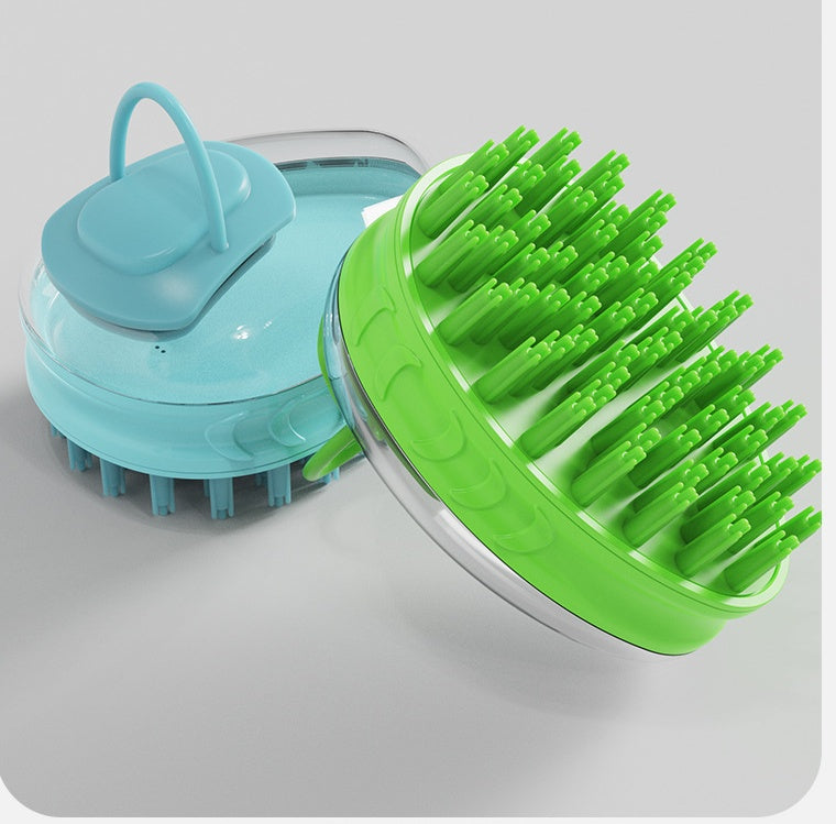 Pet Bath Massage Brush Cleaning Grooming Tool