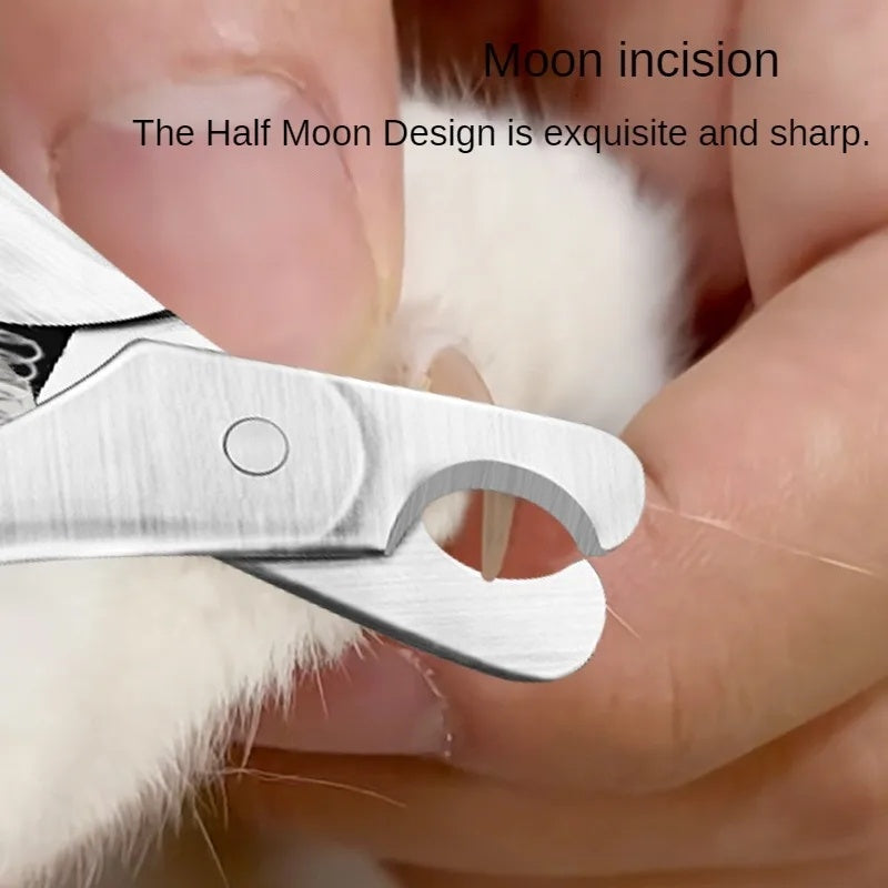 Professional Stainless Steel Pet Nail Clipper With Safety Design