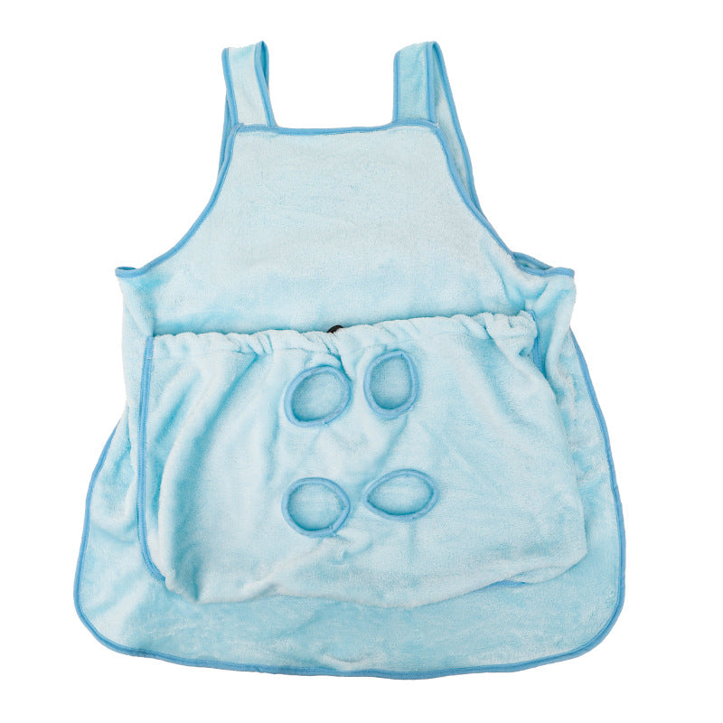 Outdoor Travel Pet Carrier Apron With Plush Sleeping Pocket