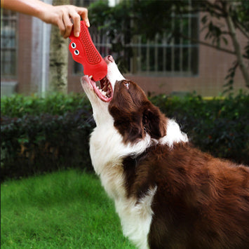 Natural Rubber Pet Chew Toy Teething Resistant Bite Toy