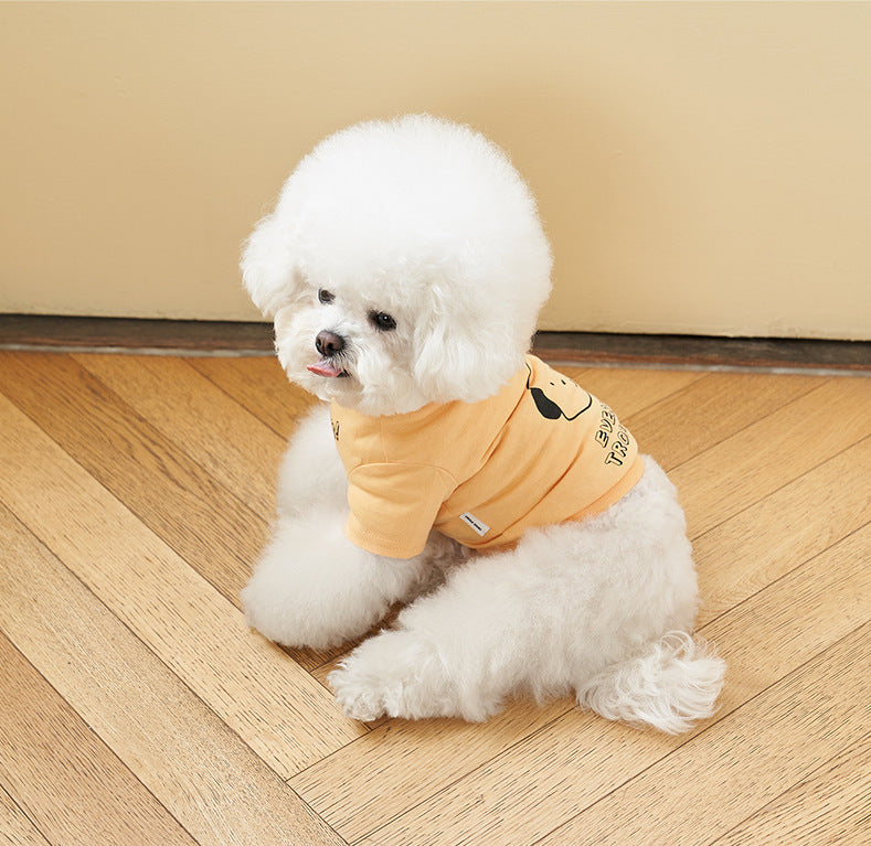 Korean Style Pet Cotton Short Sleeve T-Shirt