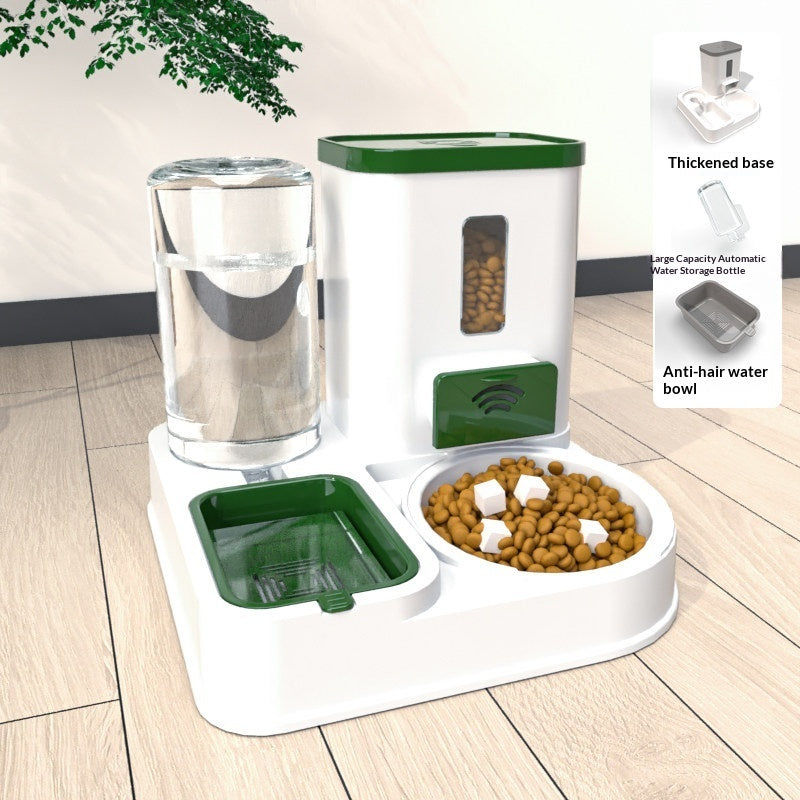 Pet Feeding And Drinking Station With Bowl Set