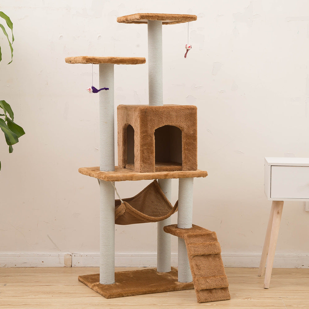 Pet Climbing Frame Interactive Toy Set