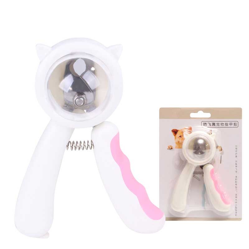 Splash-Proof Pet Nail Clippers With Safety Design