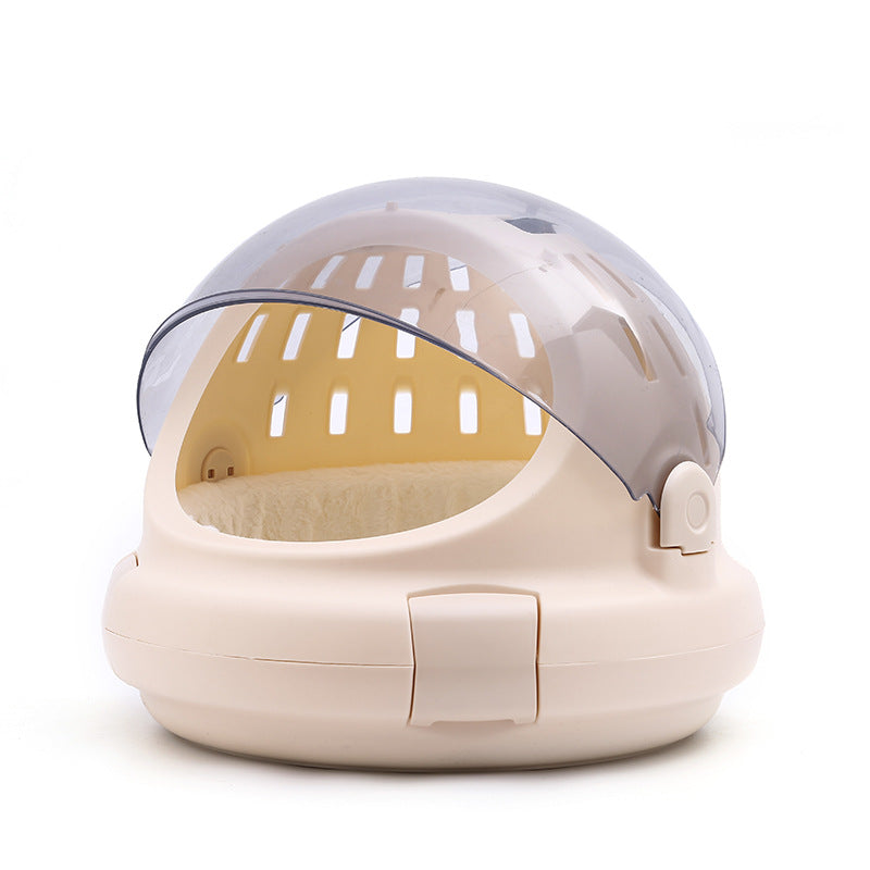 Pet Carrier Space Capsule With Panoramic Window And Cushion
