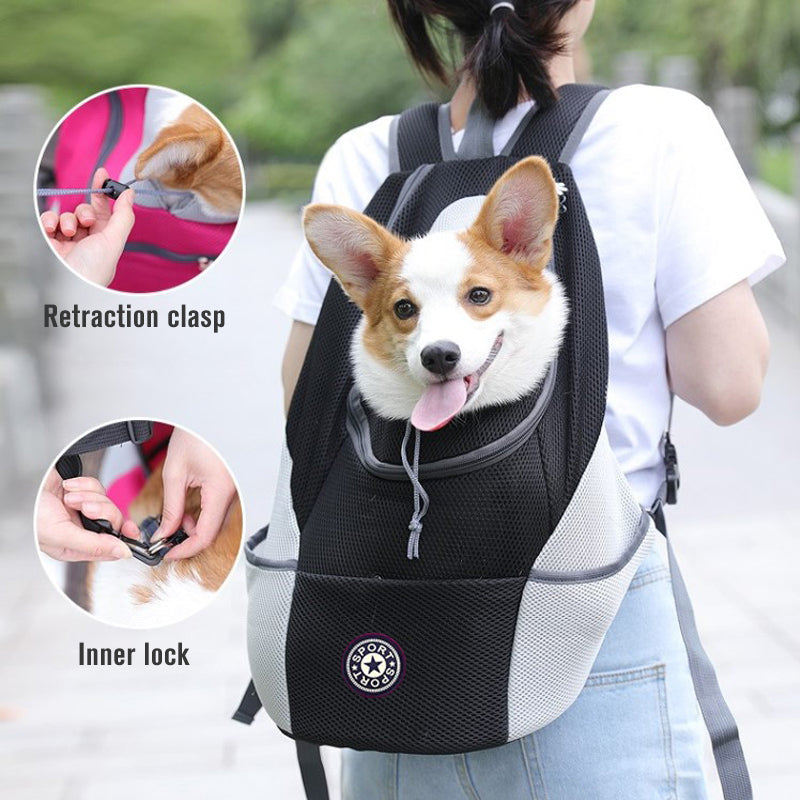 Portable Outdoor Pet Carrier Travel Backpack