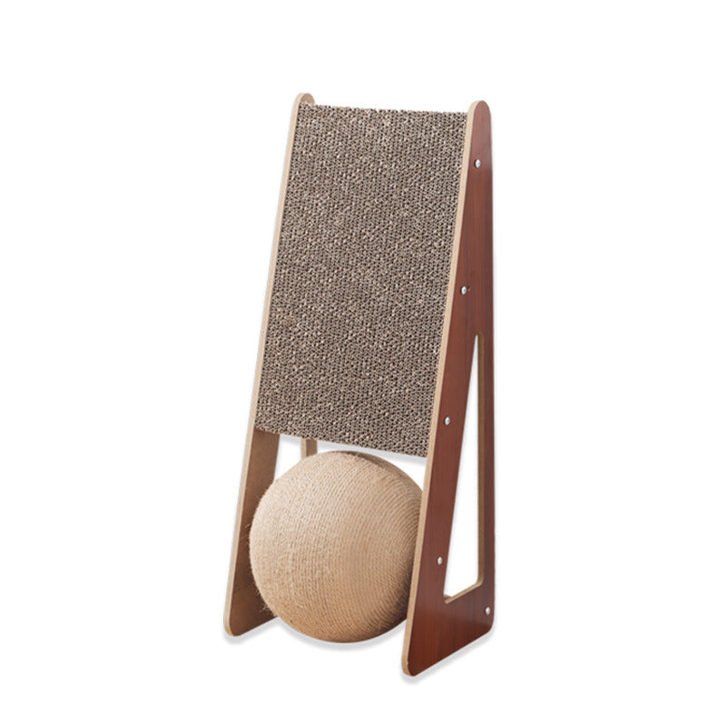 Corrugated Paper Pet Scratching Board Toy Set