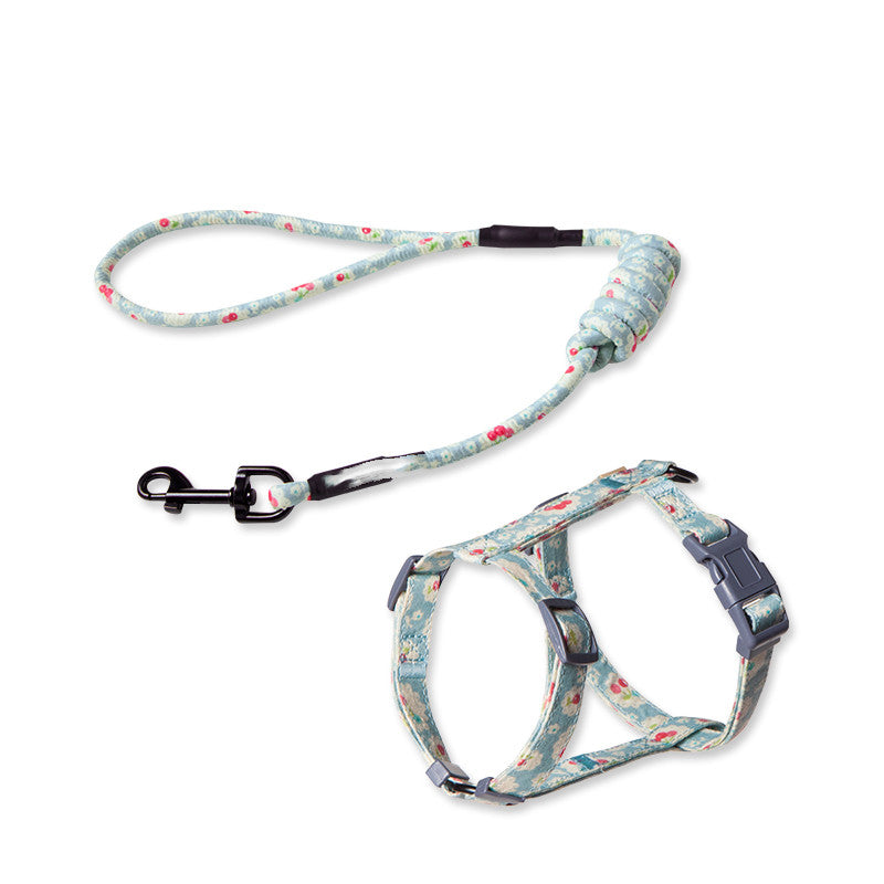 Pet Fashion Anti-Escape Harness With Leash Set