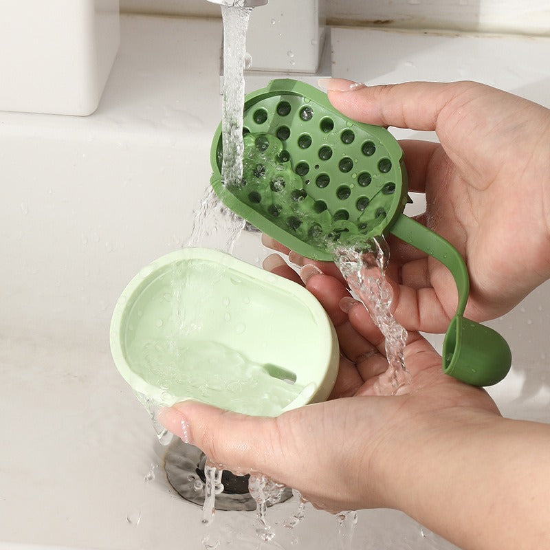 Soft Gel Pet Shampoo Massage Bath Brush Tool