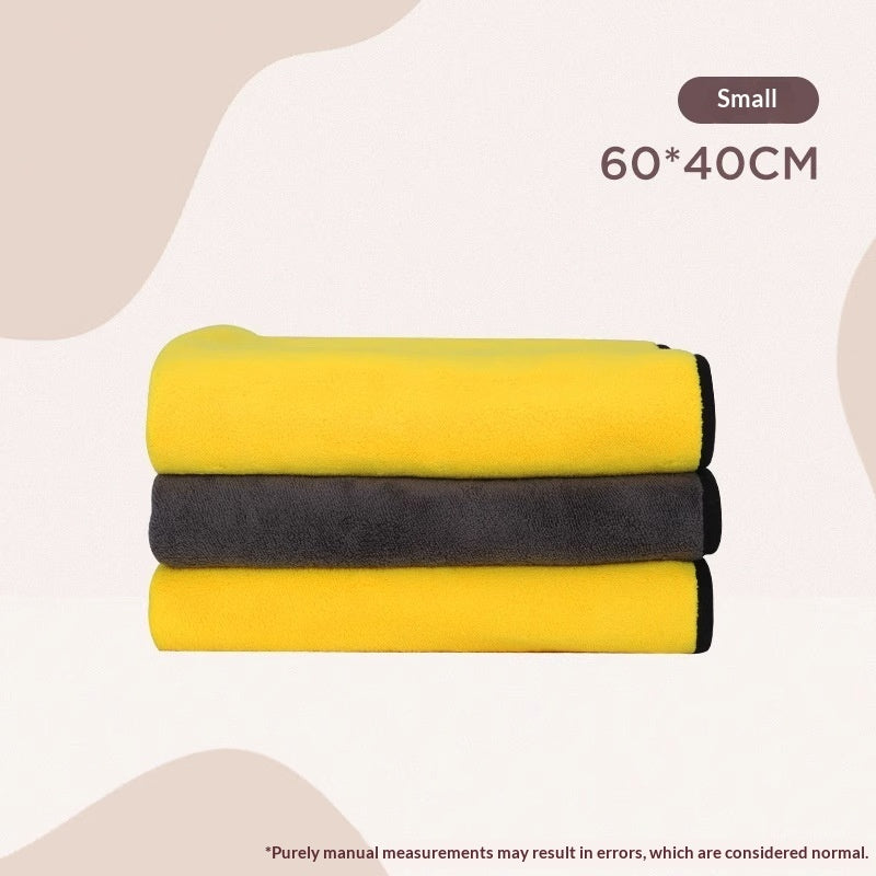 Pet Super Absorbent Quick-Dry Bath Towel Microfiber Sheet