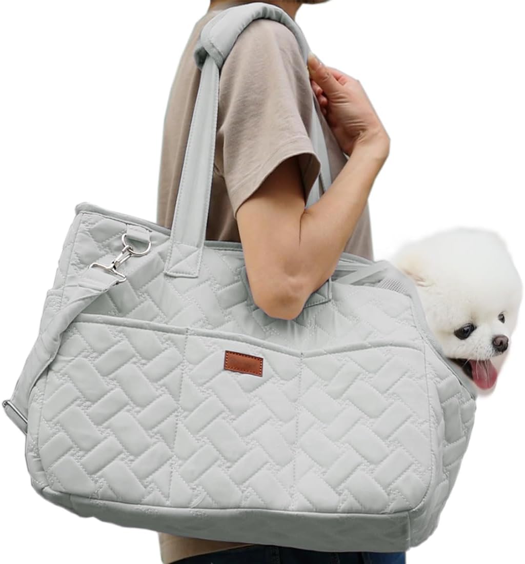 Breathable Mesh Pet Carrier Bag With Multiple Pockets And Cushion