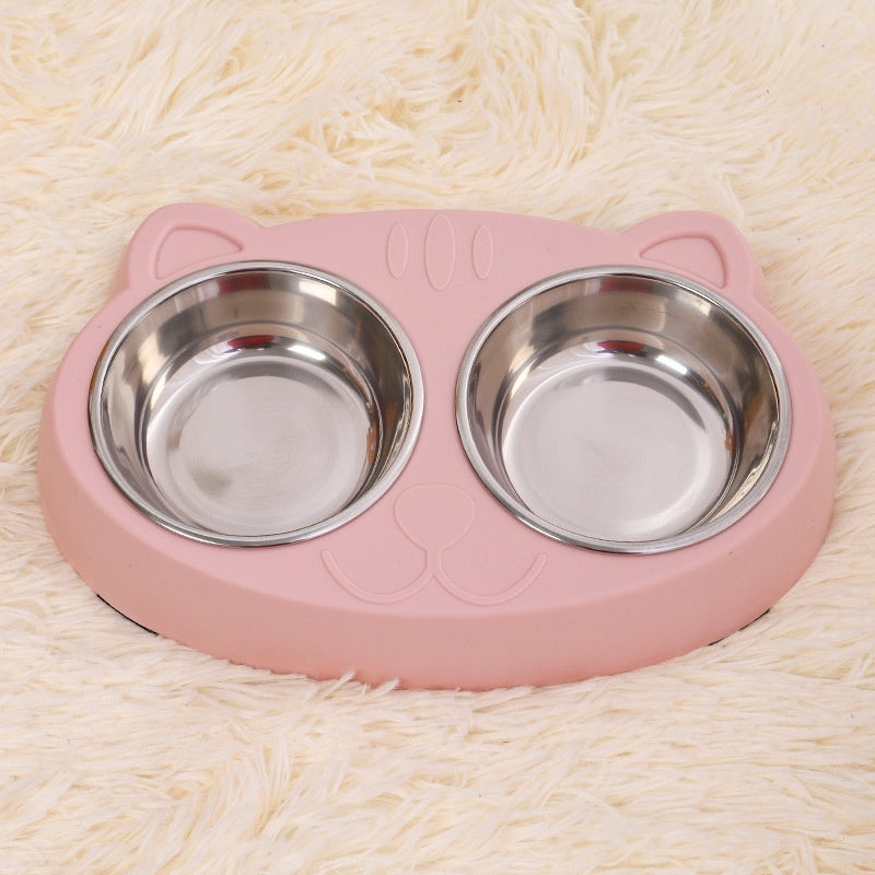 Pet Feeding Water Bowl Rice Basin Drinking Dish