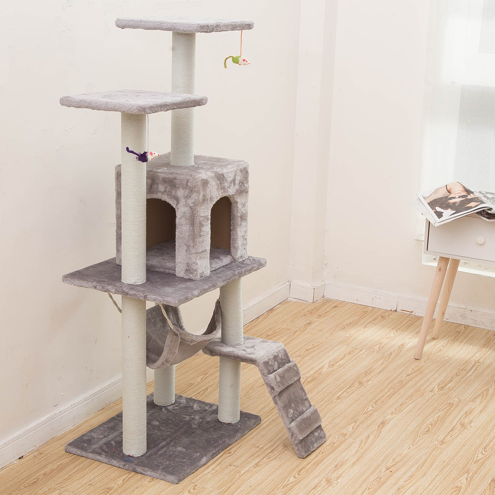 Pet Climbing Frame Interactive Toy Set
