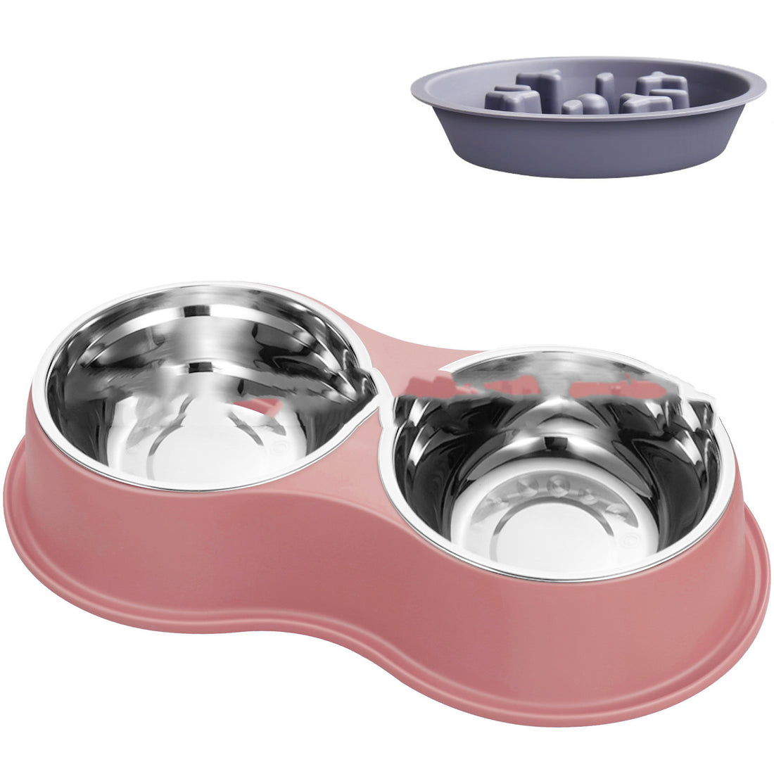 Pet Removable Slow Feeding Bowl Detachable Design