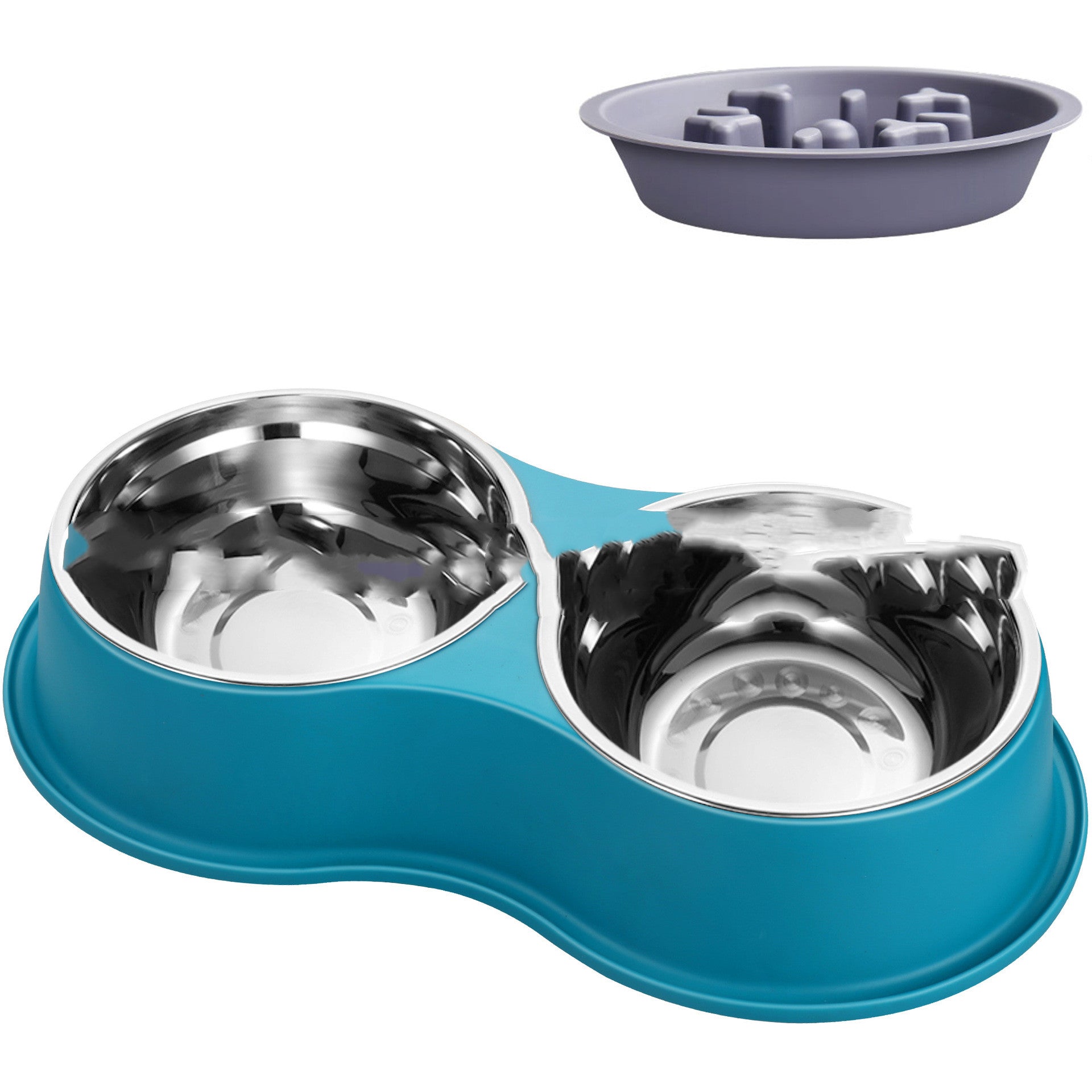 Pet Removable Slow Feeding Bowl Detachable Design