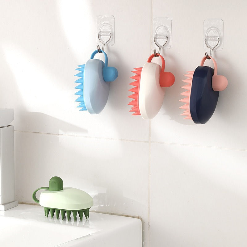 Soft Gel Pet Shampoo Massage Bath Brush Tool
