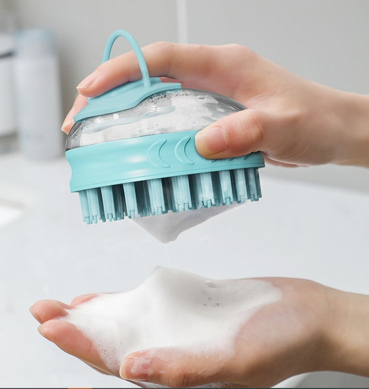 Pet Bath Massage Brush Cleaning Grooming Tool