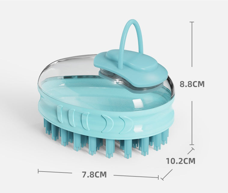 Pet Bath Massage Brush Cleaning Grooming Tool