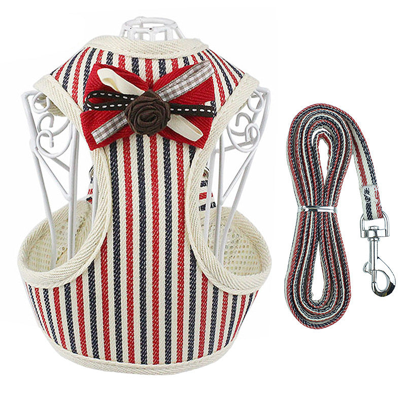 New Pet Chest Strap Harness Vest With Leash
