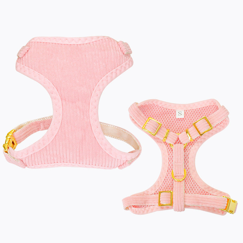 Pet Leash And Harness Outdoor Walking Set
