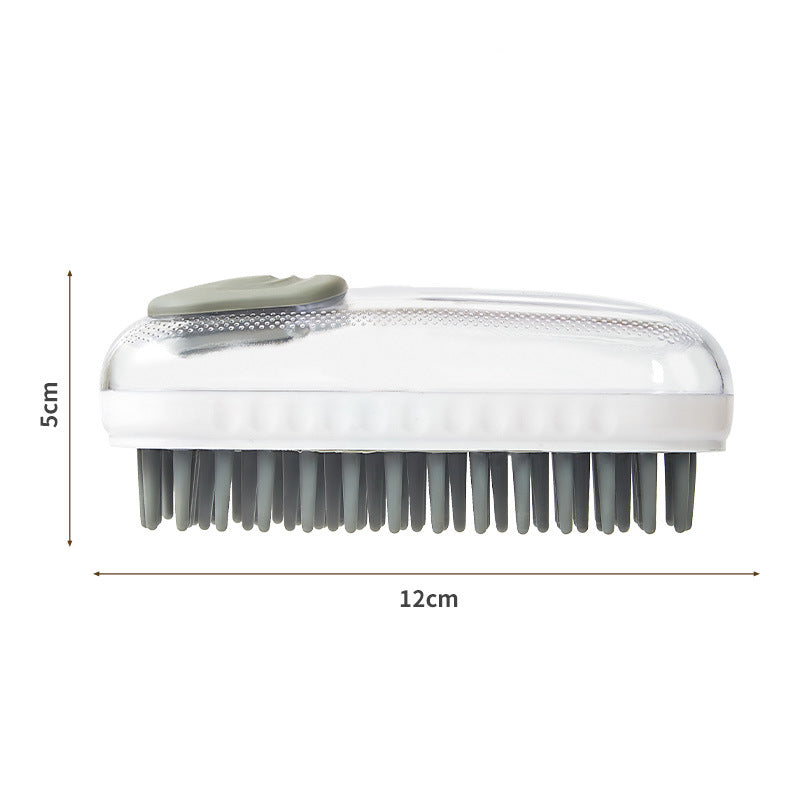 Silicone Pet Bath Massage Foam Brush Cleaning Tool