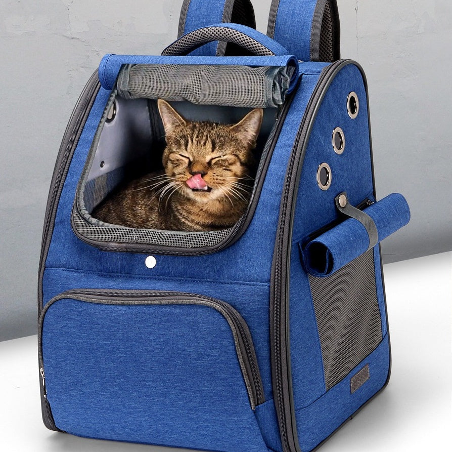 Foldable Breathable Pet Carrier Travel Backpack