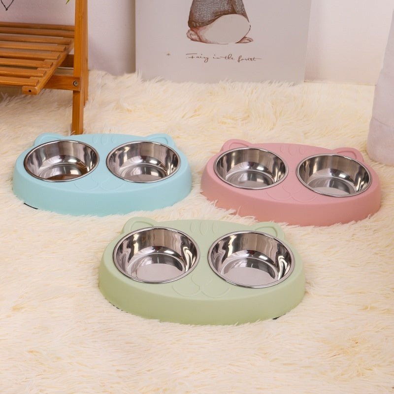 Pet Feeding Water Bowl Rice Basin Drinking Dish