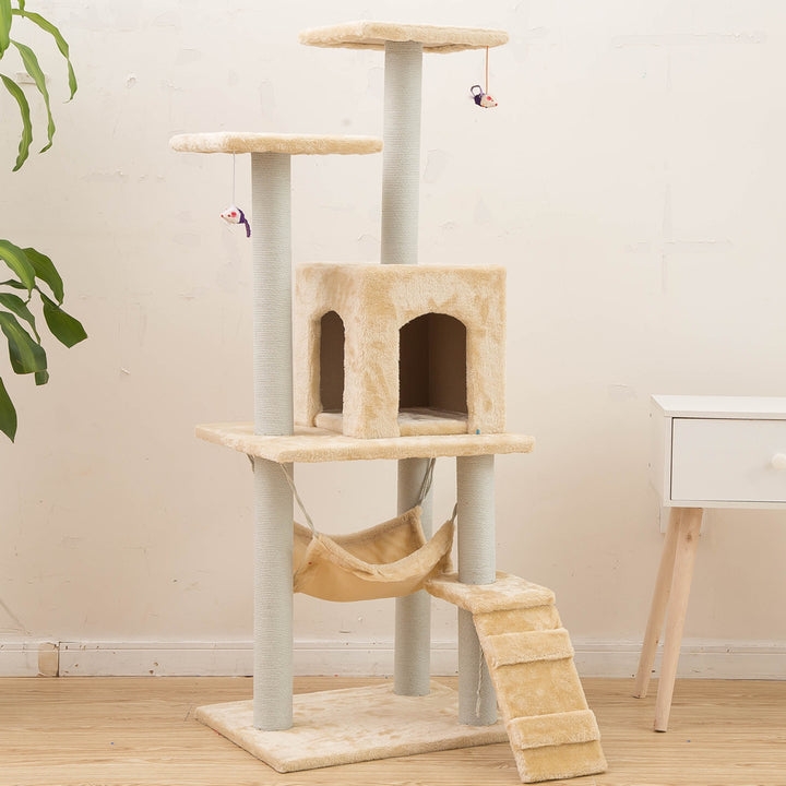 Pet Climbing Frame Interactive Toy Set