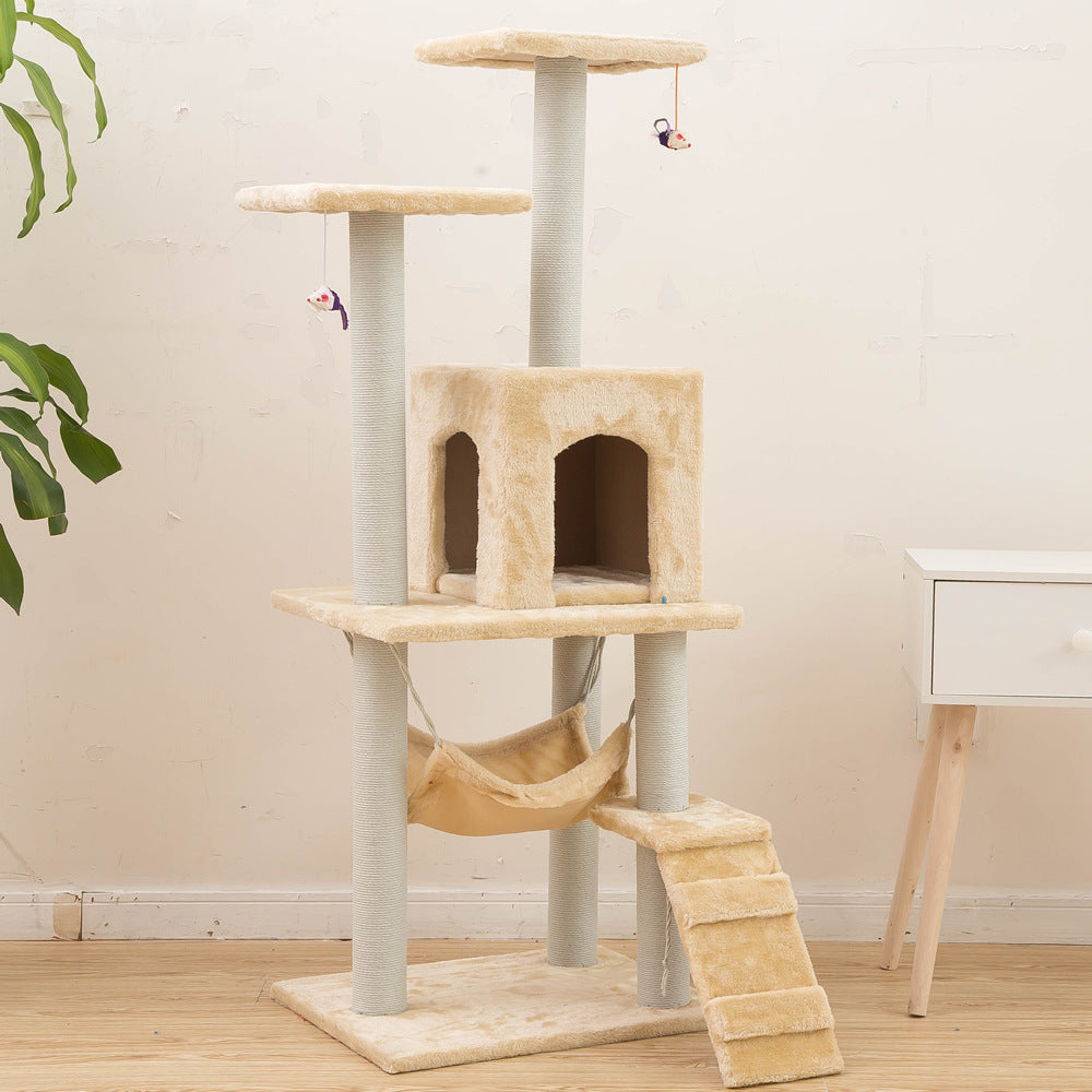 Pet Climbing Frame Interactive Toy Set