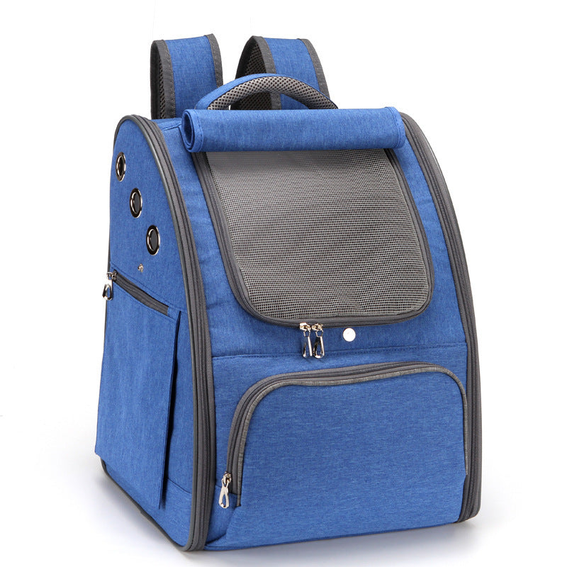 Foldable Breathable Pet Carrier Travel Backpack