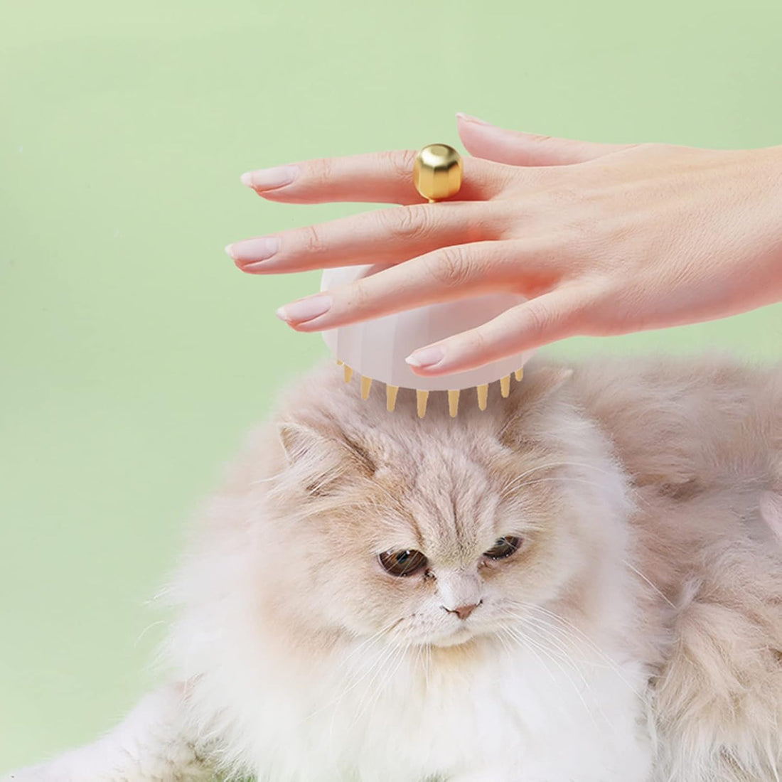 Pet Bath Shampoo Massage Brush Grooming Cleaning Tool