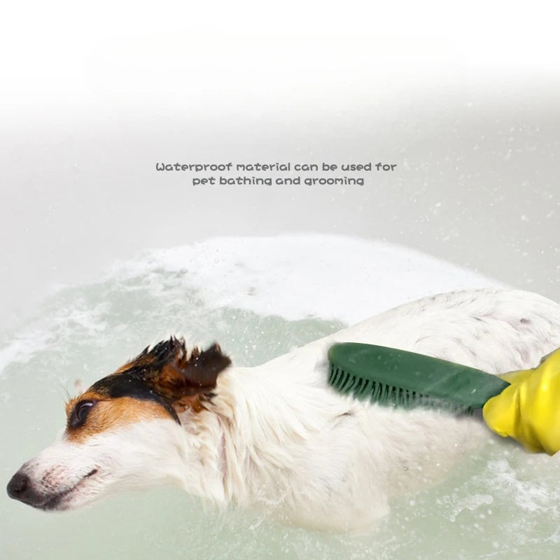 Pet Hair Removal Brush Grooming Comb With Massage Tool