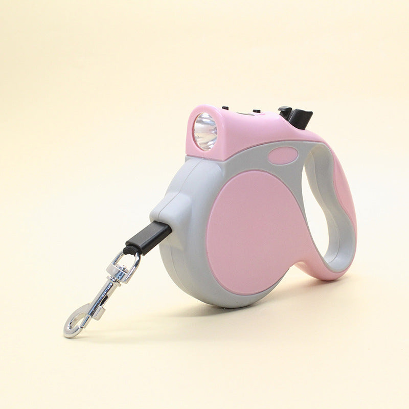 Retractable Pet Leash With Built-In Light
