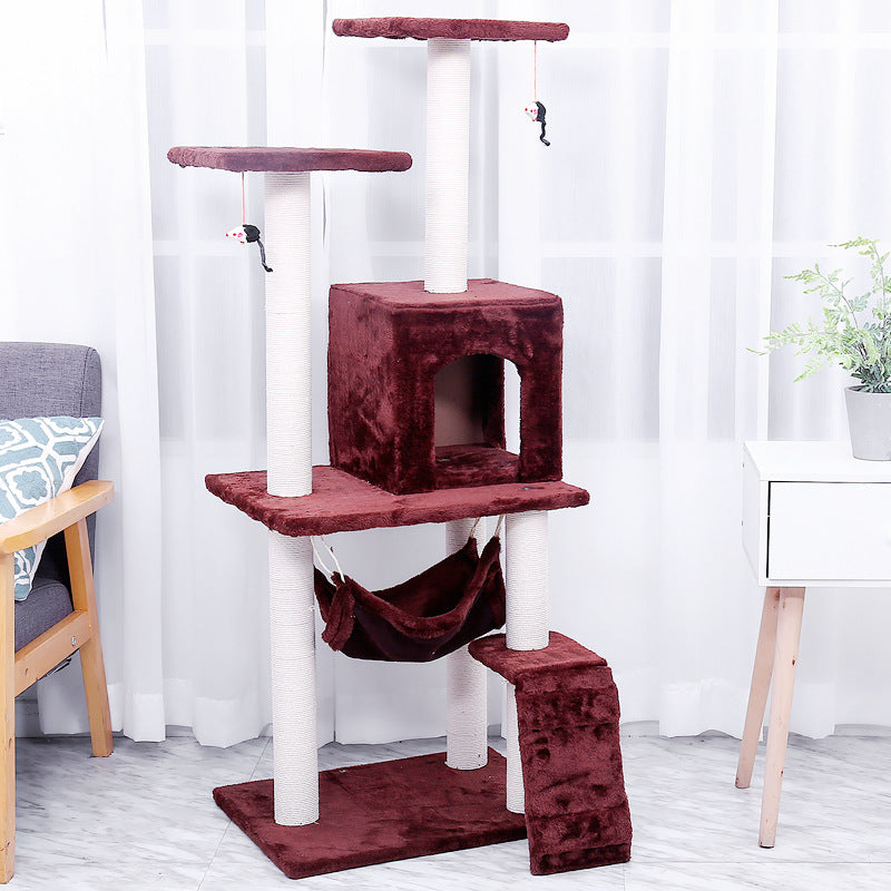 Pet Climbing Frame Interactive Toy Set