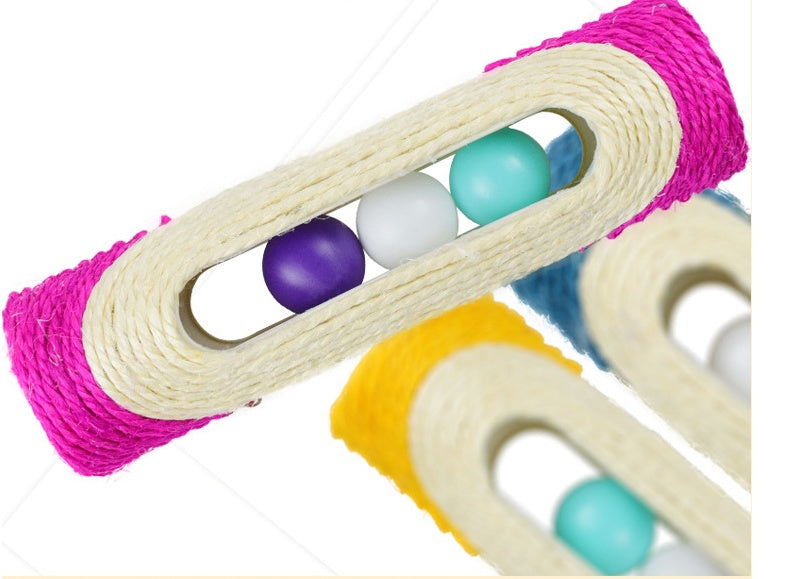 Long Sisal Drum Pet Chew Toy Set of Three