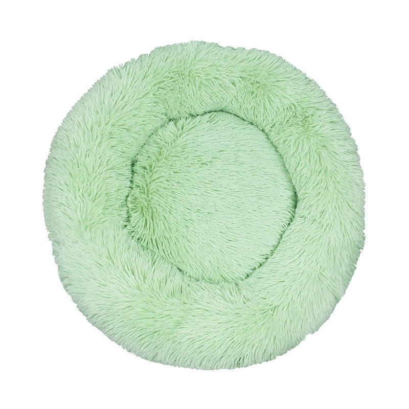 Pet Round Cotton Winter Warm Sleeping Bed Kennel