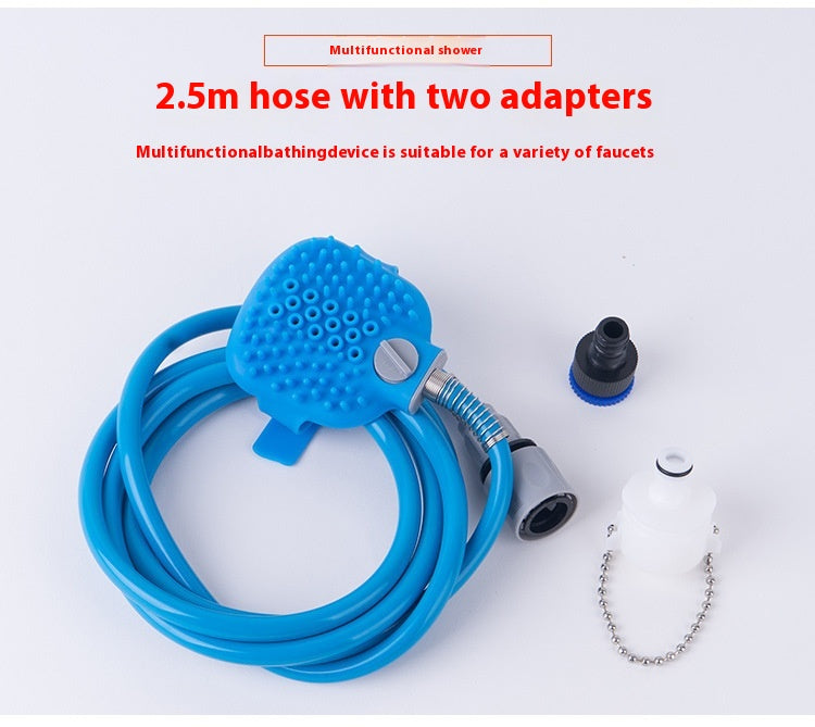 Silicone Pet Bath Gloves Shower Massage Brush Tool