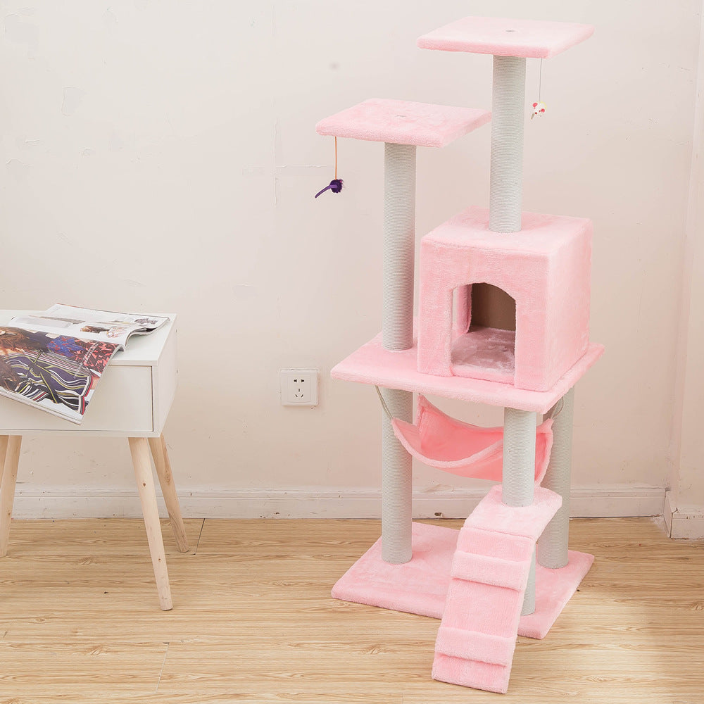 Pet Climbing Frame Interactive Toy Set
