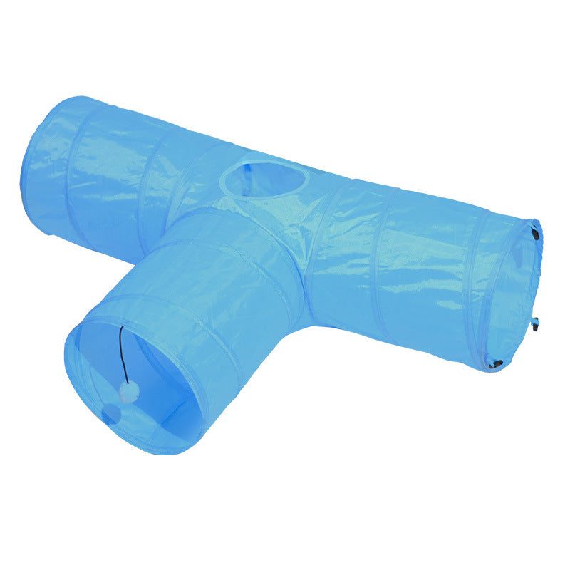 Foldable Pet Tunnel Climbing Path Toy Set