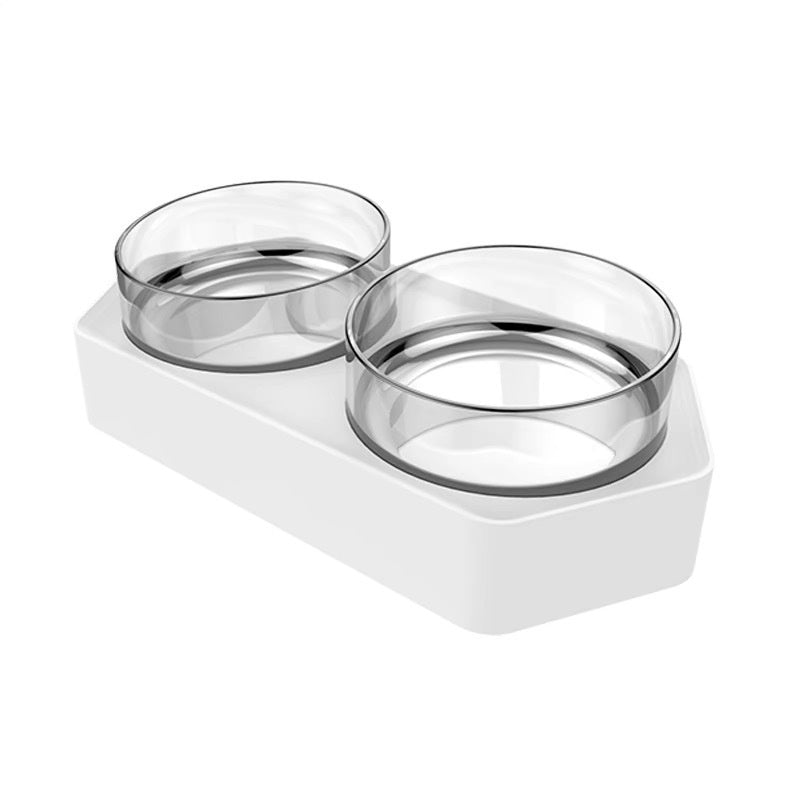 Pet Ceramic Double Bowl Elevated