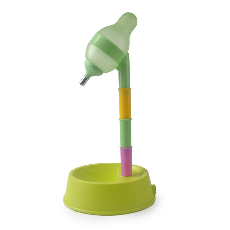 Pet Automatic Water Dispenser Adjustable Height Bowl Feeder Fountain