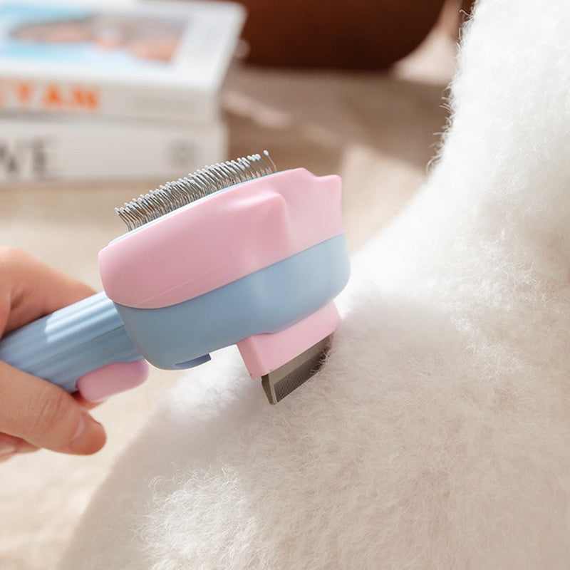 Pet Deshedding Grooming Brush Dematting Comb For Hair Removal